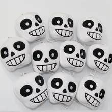 Porte-clés en peluche Sans conte de dessin animé, 10 pièces/lot, pendentif poupées douces mignonnes de 8 cm, cadeau pour enfants