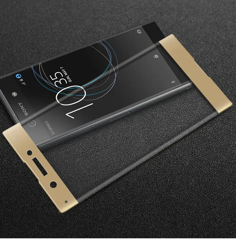 9 H 3D изогнутый полный экран Премиум Закаленное стекло для Sony Xperia xa1 полное покрытие стекло протектор экрана 50 шт./партия