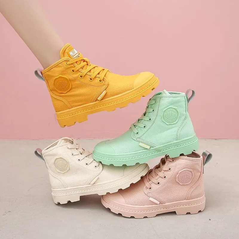 Women's Boots 2019 New Fashion British Wind Thick Bottom High Shoes Pink Female Boots Luxury Shoes Women Designers Women's Boots 2019 New Fashion British Wind Thick Bottom High Shoes Pink Female Boots Luxury Shoes Women Designers