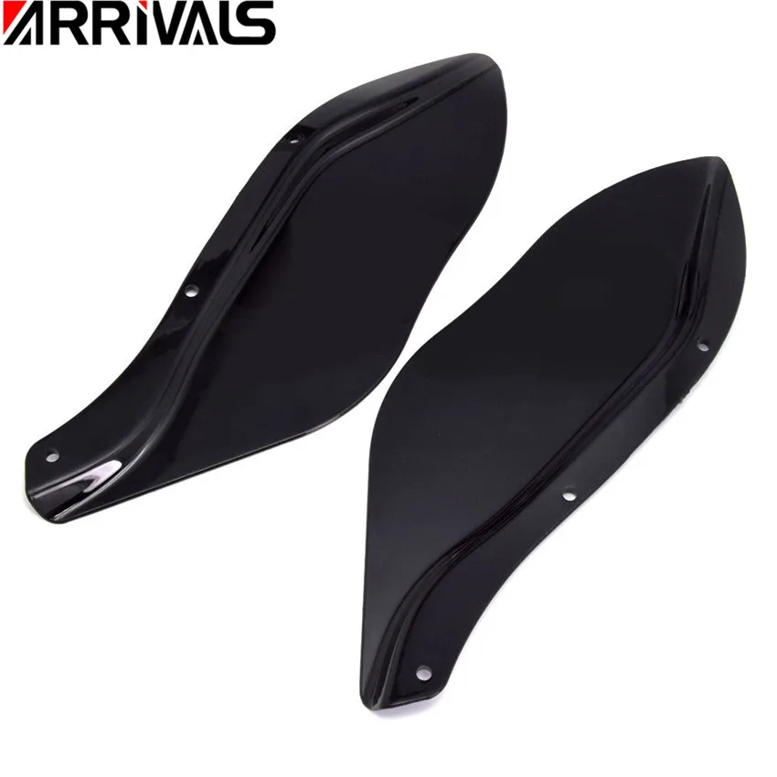 

Black Clear Motorcycle Side Wings Side Batwing Fairing Wind Deflector Air Deflectors Windshields For Harley Electra Street Glide