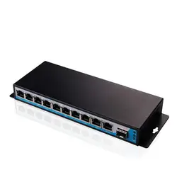 JYTTEK 11-Порты и разъёмы FE коммутатор питания через Ethernet, 8-PoE Порты (10/100 Мбит/с) | 2-RJ45 Порты | 1-SFP Порты и разъёмы, 96 Вт суммарная мощность