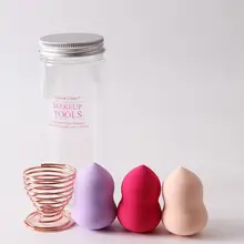 Латексный бесплатный косметический набор губок основа для макияжа и держатель(3 шт ПАК