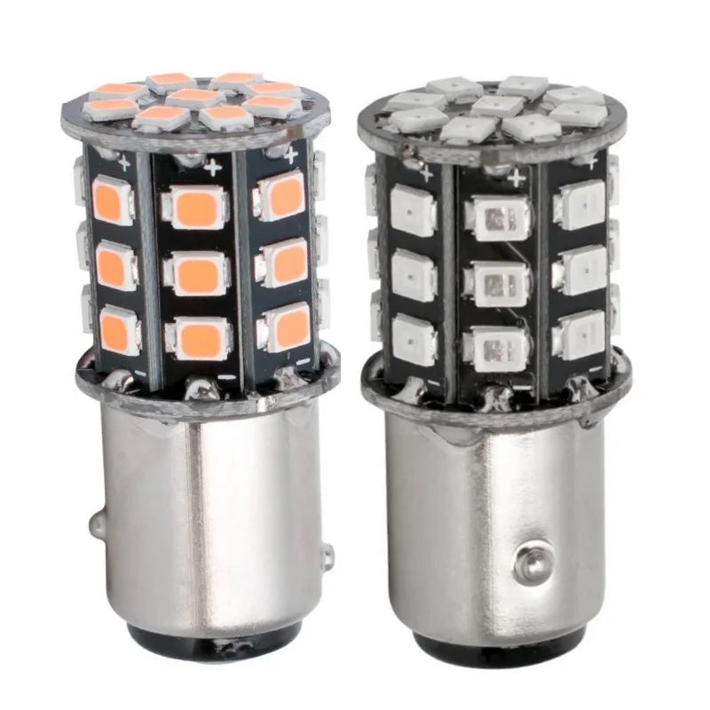 2PCS 1157 P21/5W BAY15D High Bright 33 SMD 2835 LED Auto Tail Light