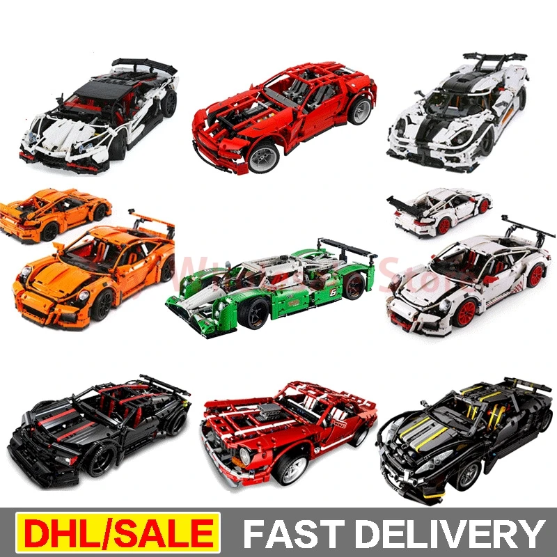

LEPIN Bugattied 20086 20001 20003 23002 23006 XINGBAO 07001 07003 Model Building Blocks Bricks Toys Educational Gift legoing