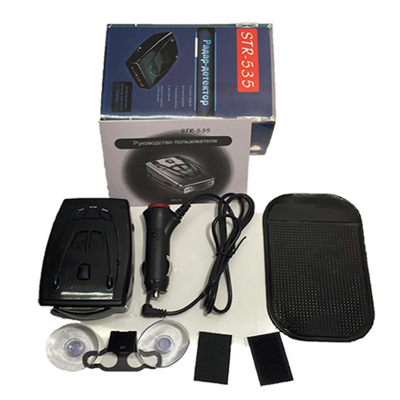 New Anti Radars STR-535 Car Detector Strelka Alarm System Brand Car Speed Radar Laser Radar Detector For Russian Car-detector