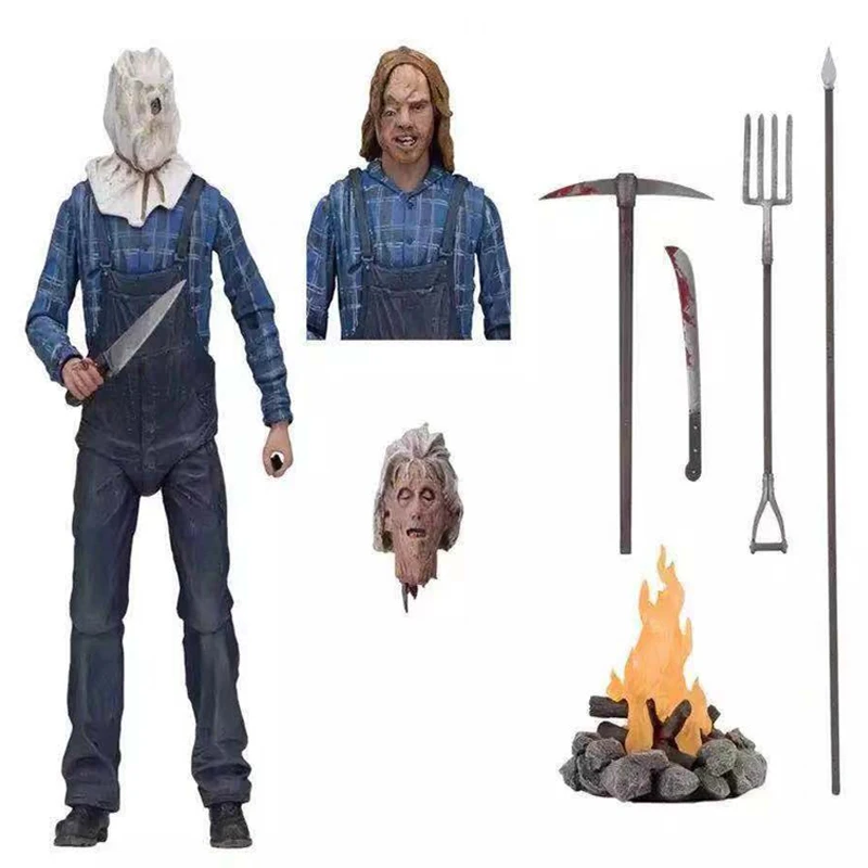 

NECA Jason Friday The 13TH Part2 the Body count continues Joint Moveable PVC Action Figure Model Toys 18cm