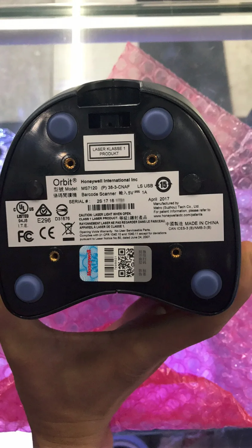 Oringinal Honeywell Metrologic MK7120 Orbit считыватель штрихкодов всенаправленный лазерный сканер