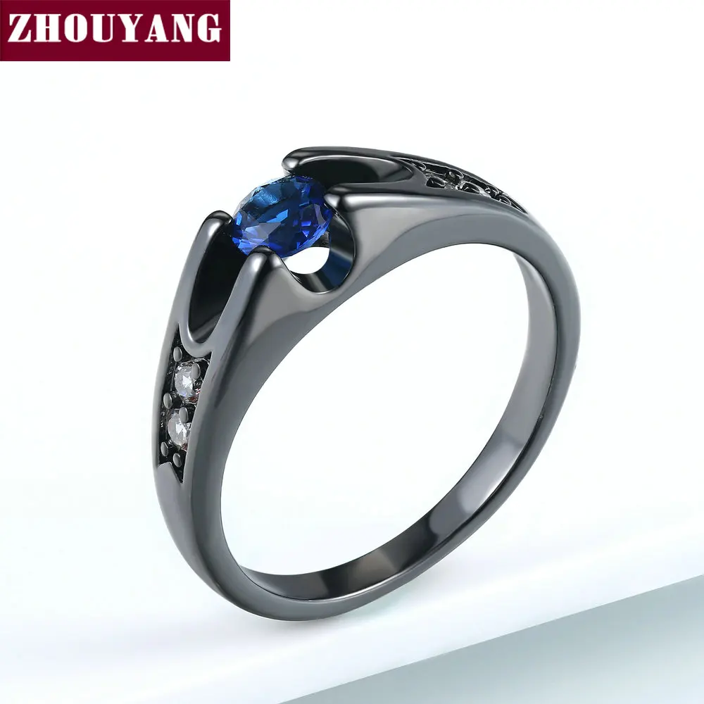 ZHOUYANG Wedding Ring For Women Classic Cubic Zirconia Rose Gold Color Fashion Jewelry Lover Rings Austrian Crystal ZYR249 - Image 3
