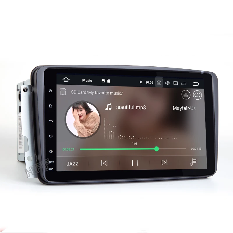 Flash Deal 8" IPS DSP Android 9.0 4G RAM CAR DVD player For Benz W209 W203 W168 W463 W163 M ML Viano W639 Vito Vaneo E-W210 GPS multimedia 5
