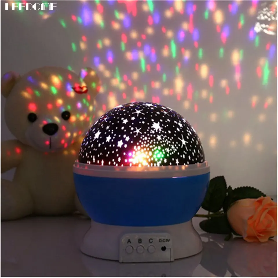 

Dropship Ball Shape Projector LED Night Lamp Starry Star Moon Projection Lamp Wedding Holiday Atmosphere Decor Nightlight