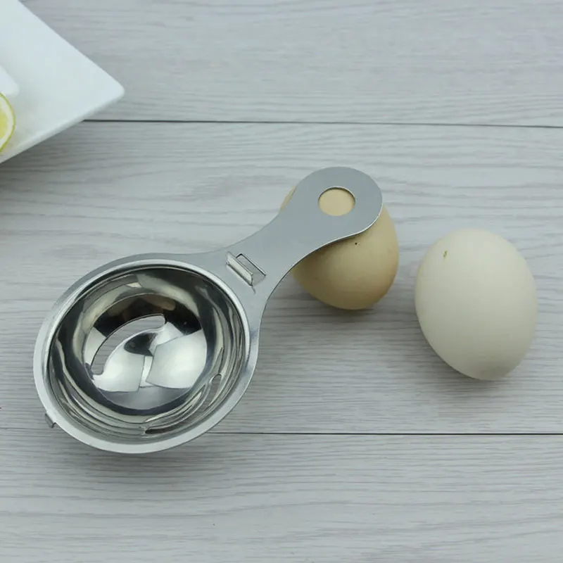 Нержавеющая сталь яйцо приспособление для разделения яичного желтка фильтр гаджеты отделяя воронка ложка яйцо отделитель кухонные аксессуары
