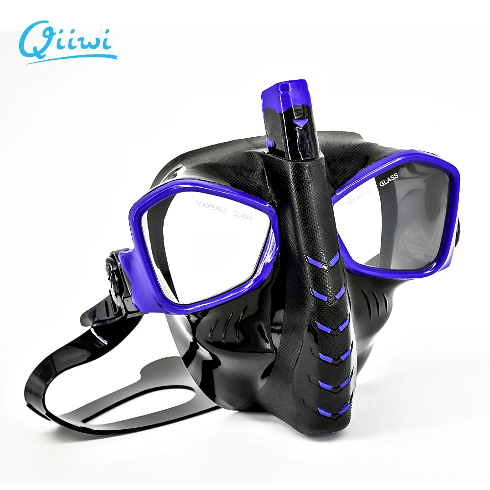 Маска для сноркеля Анти-туман и анти-утечки Qiiwi инопланетянин полный дизайн лица маска для подводного плавания технология водные виды спорта