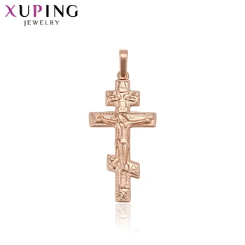 

Xuping Classic Aesthetic Cross Model New Products Sliding Pendant for Lady Christmas Gift 33039