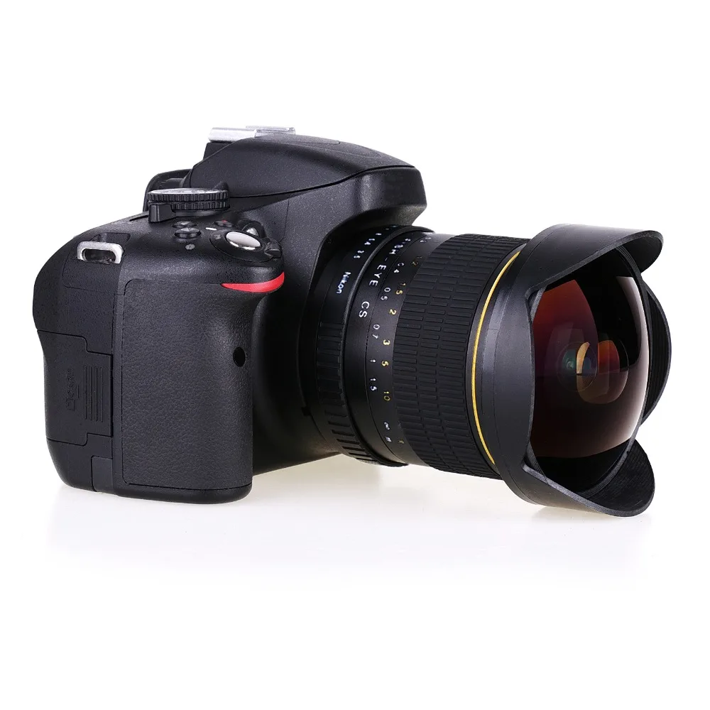new 8mm F/3.5 Ultra Wide Angle Fisheye Lens for Nikon DSLR Camera D3100 D3200 D5200 D5500 D7000