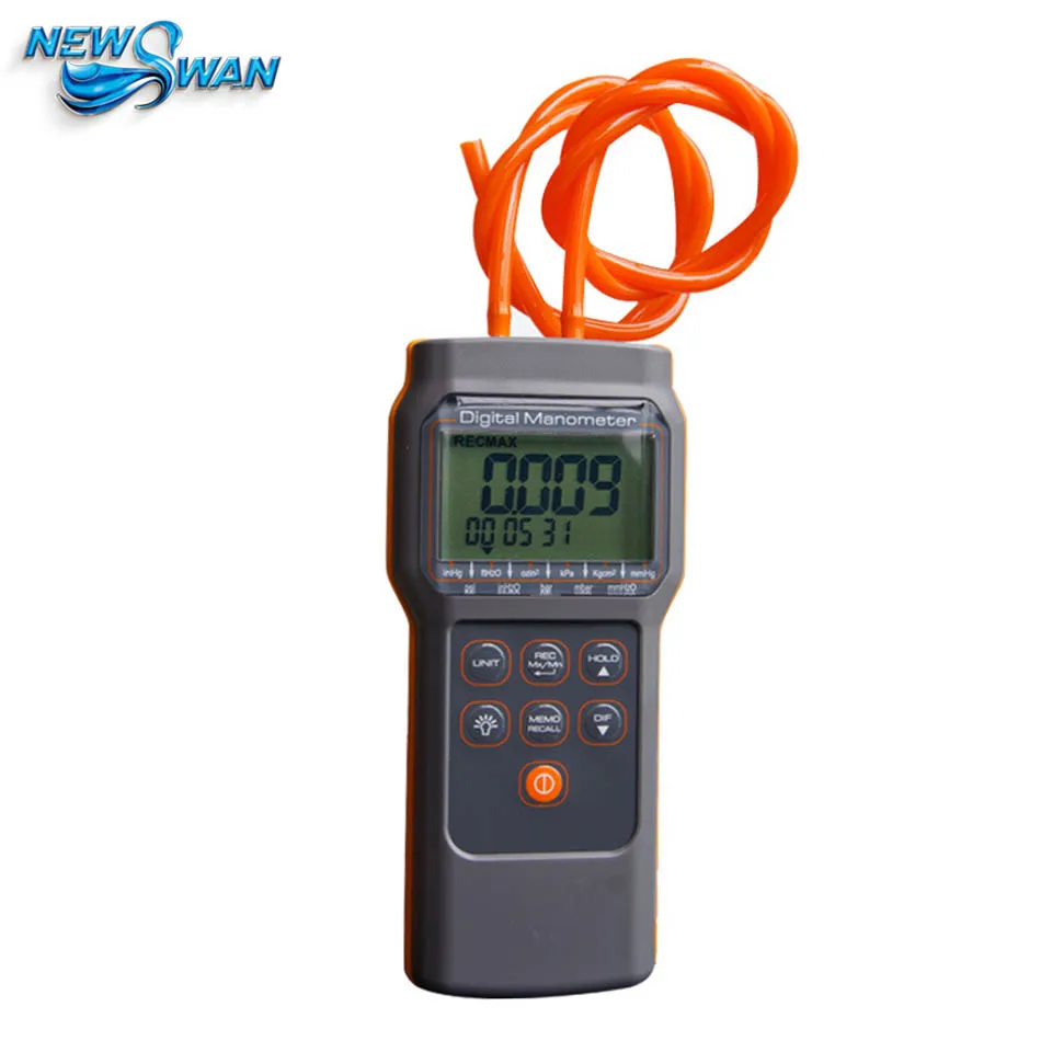 

AZ82152 Digital Manometer High Performance Pocket Size 15 Psi Economic Pressure Gauge Differential Pressure Meter Tester
