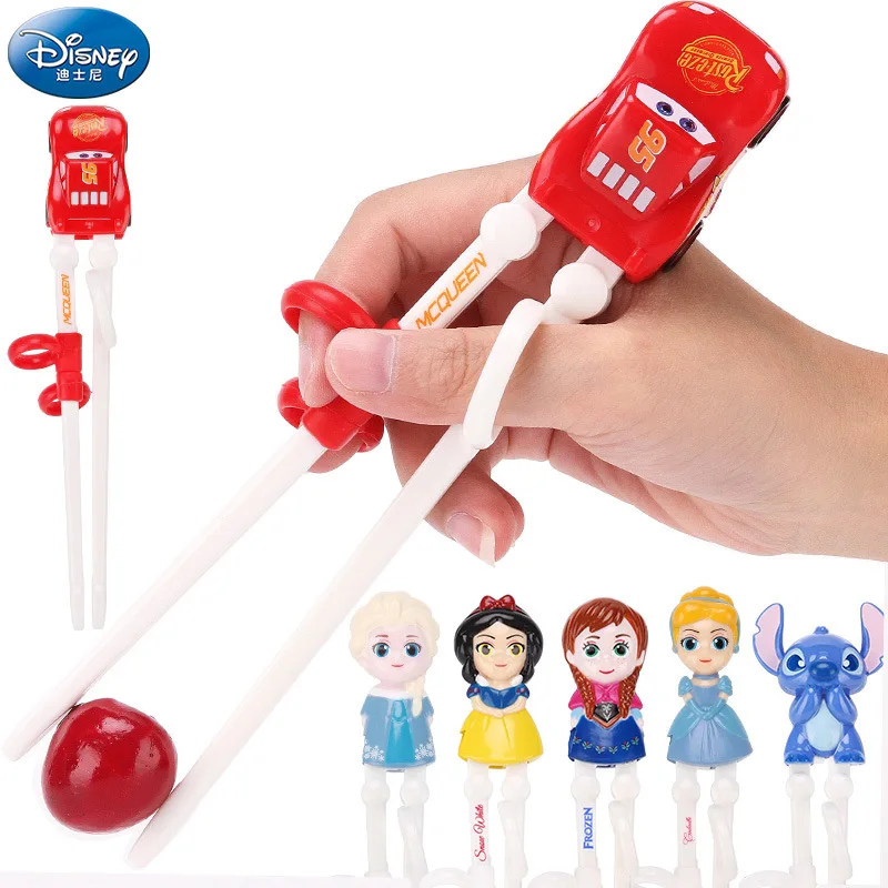 Дисней палочки для еды мультфильм дети палочки для еды Классическая принцесса серия дети 3D обучение и обучение для еды палочки для еды