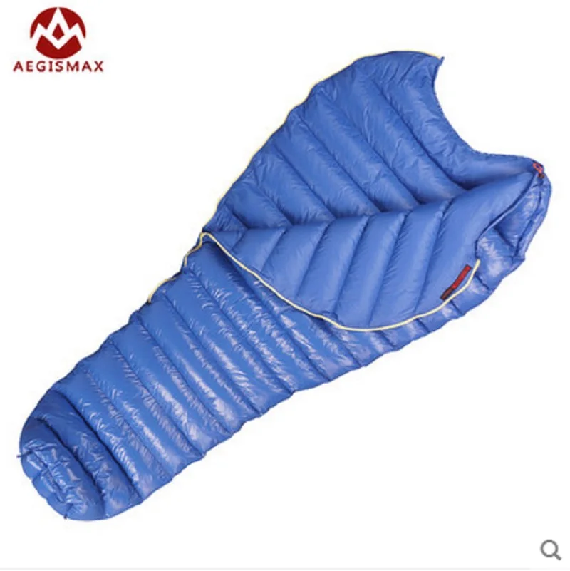 AEGISMAX Outdoor Camping Sleeping Bag Adult Ultralight 800FP Goose Down Sleeping Bags