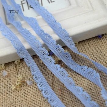 

#1453 Thin quality edge Elastic bands for Underwear Pants belt Lace Fabric Stretch Ribbon rubber bands Tape Baby Headbands Use