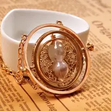 Комплект из 2 предметов, ожерелья с Тернером, подвеска в виде песочных часов, Гермиона Грейнджер, волшебная палочка, косплей, костюм, реквизит для женщин, подарок для девушек