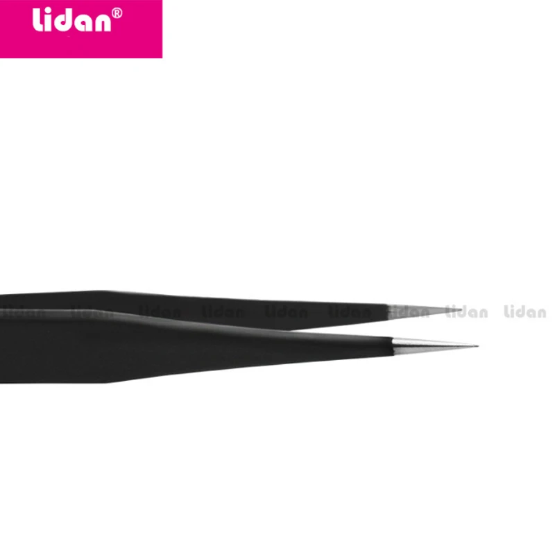 LIDAN антистатический гальванический Немагнитный изогнутый Прямой пинцет для