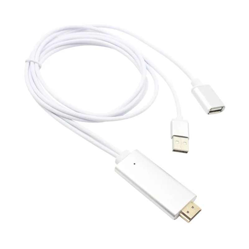 EDAL HDMI кабель HDTV адаптера AV 8 Pin/Micro USB к 1080P для iPhone 5 6 S Plus Android Samsung Xiaomi LG|Кабели HDMI| |