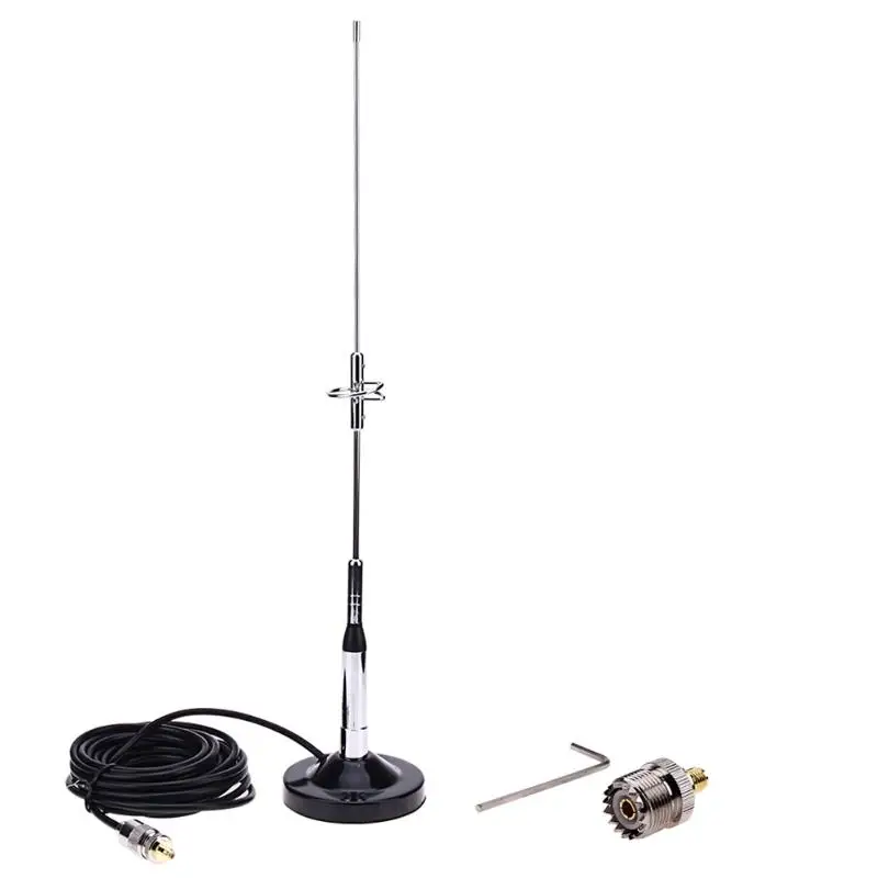 

770S Antenna+Magnetic Mount Base UHF-M Cable+Connector Pure Copper For Car Mobile Radio Signal Aerial Car Styling