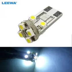 Leewa 200 шт. Белый T10/168/194 Клин 8 светодиодный 3528/1210 8smd CANBUS НЕТ ОШИБОК автомобиля светодиодный лампочки # ca2642