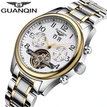 Montres MenTop Marque De Luxe GUANQIN Automatique Montre Hommes Étanche Lumineux Commerce Rétro Mécanique Vent Montres