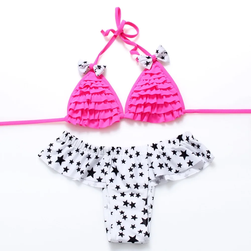 2016 new Sexy Womens Bikini Swimwear Brazilian Bandage Bikini Swimsuit stars Bathing suits Biquini