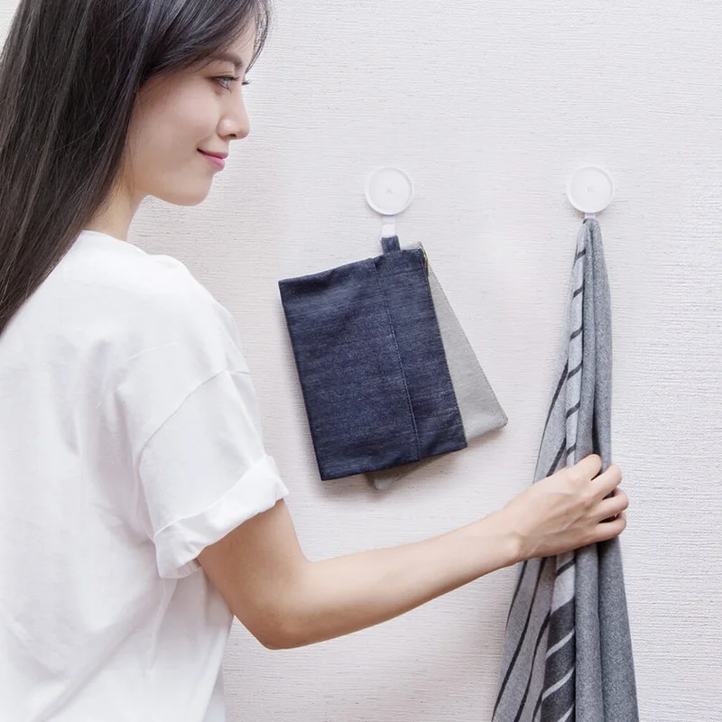 Маленькие клейкие крючки Xiaomi Youpin HL Happy Life прочные настенные для ванной спальни