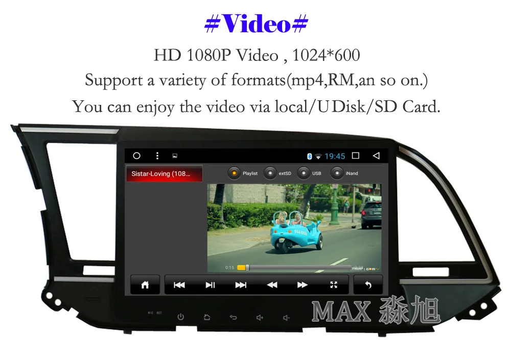 Discount MAX 2G 32G Android 8.1.0 For Hyundai Elantra 2016 2017 Car GPS Navigation System Car Radio RDS WiFi free Map Bluetooth Call SWC 8