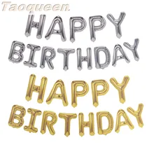 Золотые синие розовые буквы с днем рождения Декор для домашней вечеринки на день рождения украшения дети мальчик девочка вечерние цифры мультфильм шляпа