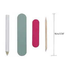 11 шт./компл. профессиональный маникюр набор Стразы Декор Лента Линия кисти Ногти файл стикер дозировка ручка инструменты для ногтей ленточный линовщик