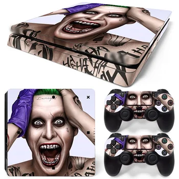 

Free Drop Shipping for Ps4 Slim Skin Stickers Decal Skin Stickers Wrap for Sony PlayStation 4 Slim Console-Joker hahaha