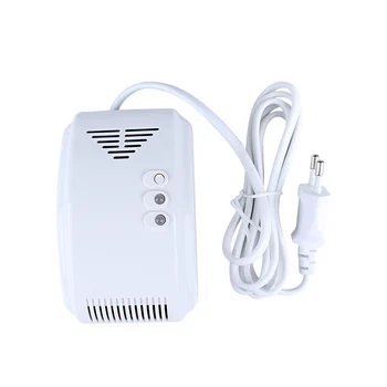 

Home Standalone Plug-In Combustible Gas Detector LPG LNG Coal Natural Gas Leak Alarm Sensor Voice Warning Alarm Sensor