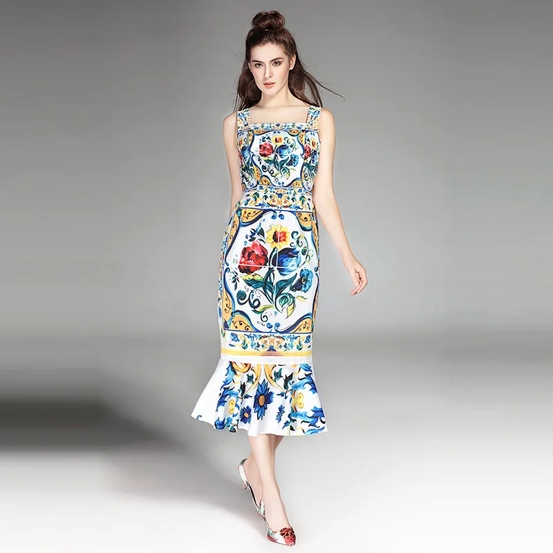 Европейская мода осень новейшее винтажное платье с О-образным вырезом и рукавом средней длины в клетку с принтом розы элегантное тонкое ТРАПЕЦИЕВИДНОЕ ПЛАТЬЕ выше колена для женщин