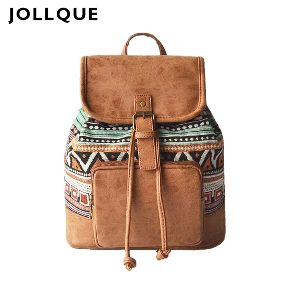 Jollque женский рюкзак кошелек Mochilas маленький для женщин богемные дорожные рюкзаки