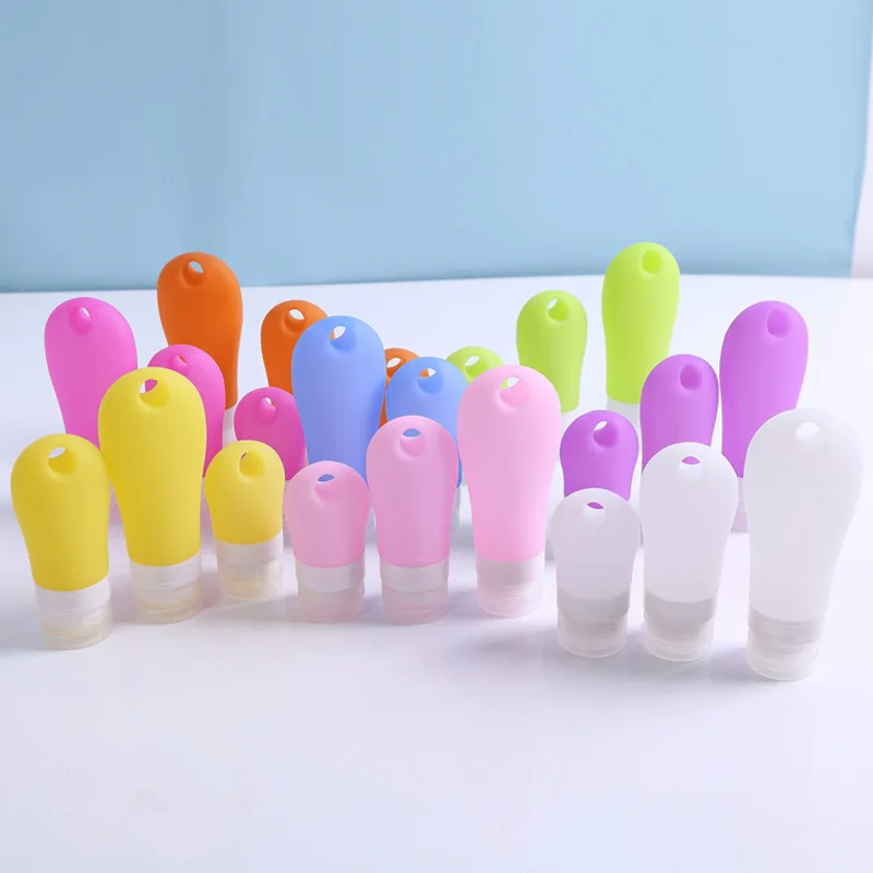 

38/60/90ML Creative Silicone Shampoo Refillable Bottles Portable Lotion Containers Travel Use Empty Liquid Cosmetic Dispenser