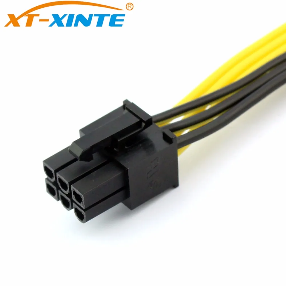 Dual 6Pin Power Supply Cable Adapter PCIe PCI-Express Extension Cable 6Pin Male to Male Cables 18AWG Line for BTC Mining Miner Dual 6Pin Power Supply Cable Adapter PCIe PCI-Express Extension Cable 6Pin Male to Male Cables 18AWG Line for BTC Mining Miner
