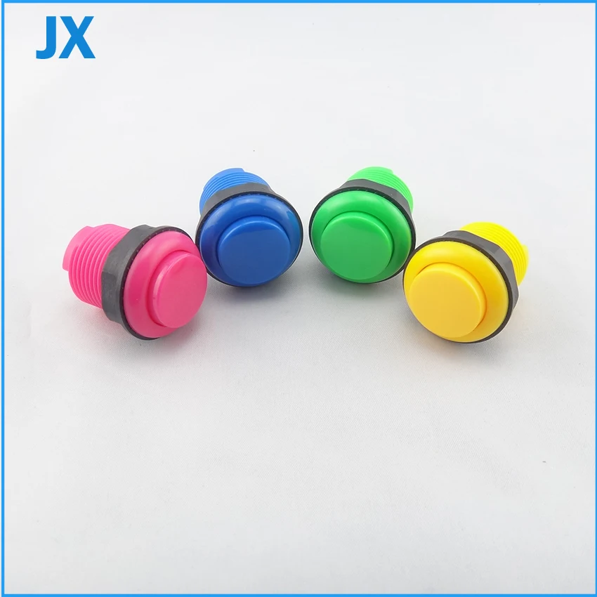 

24mm American style Arcade Push Button Durable Multicade MAME Jamma Game Long Switch four-color