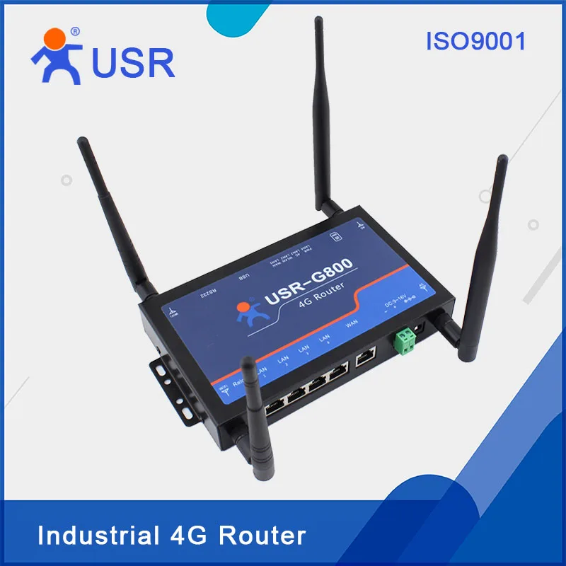 

USR-G800-A Free Shipping 4G industrial LTE VPN Router with RS232 interface wireless 802.11 b/n/g
