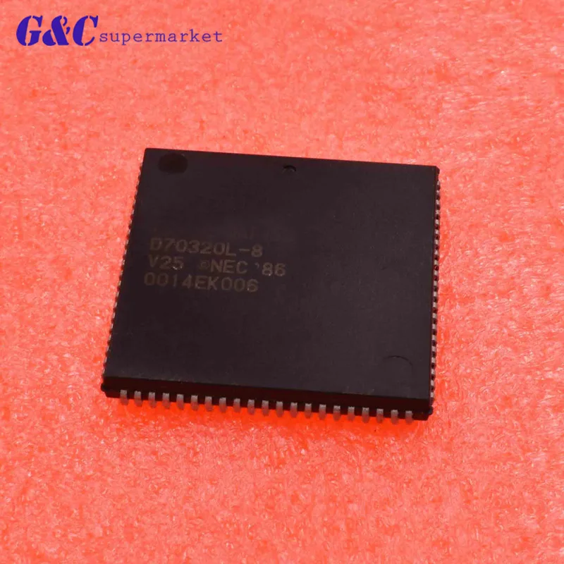

1/5PCS D70320L-8 D7032 70320L PLCC V25TM 16/8-BIT 84PINS IC Encapsulation NEW