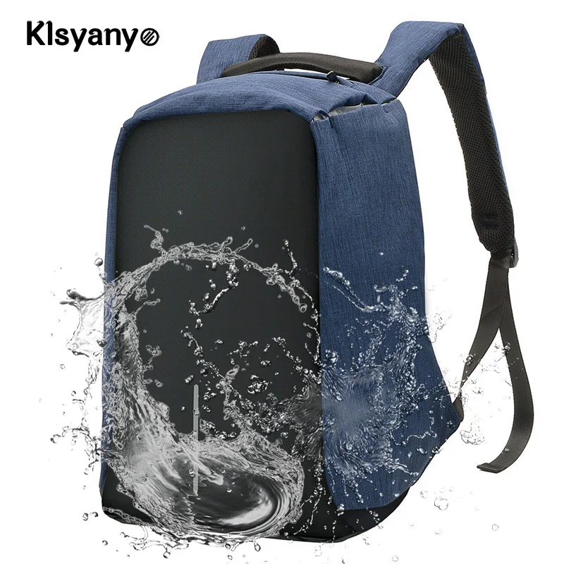 

Anti-theft Laptop Notebook Rucksack with External USB Charging Port Waterproof Business/College Rucksack Used with Trolley Box