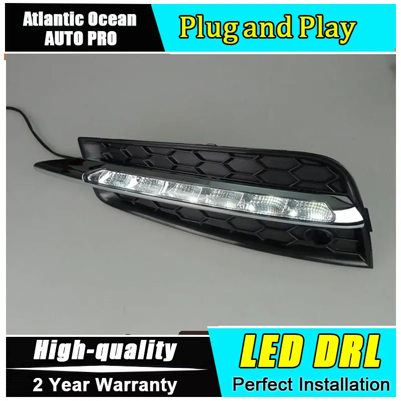 

JGRT car styling For Chevrolet Cruze LED DRL For Cruze High brightness guide LED DRL led fog lamps daytime running light B style