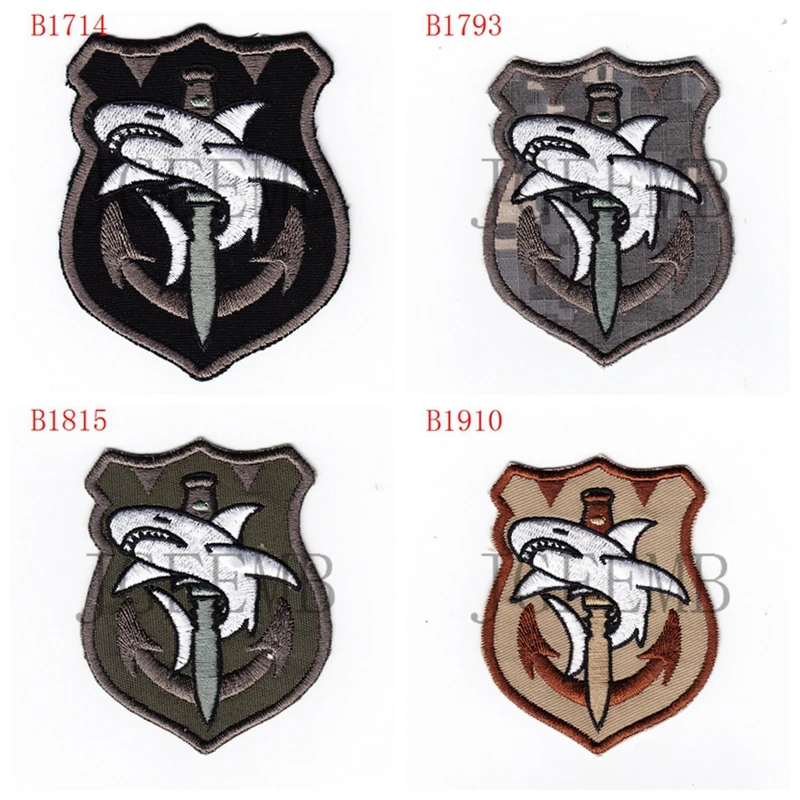 NSWDG DEVGRU Shark Morale tactics Military Embroidery patch | Дом и сад