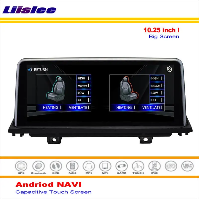 Perfect Liislee Car Android GPS Nav Map Navigation System For BMW X5 E70 E71 2007~2014 Radio Stereo Audio Video Multimedia No DVD Player 0