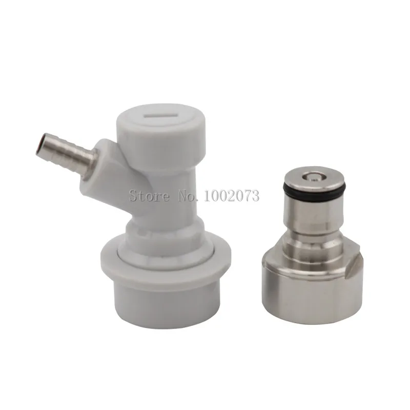 Ball Lock Post for Keg Coupler Adapter Kit Carbonation Cap Gas post G58thread Homebrew Beer kegging (3)
