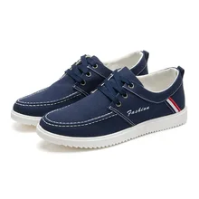 New Fashion Spring Summer Men Shoes Lace Up Casual Breathable Soft Male Footwear Men Canvas Flat Men Zapatos Hombre E81