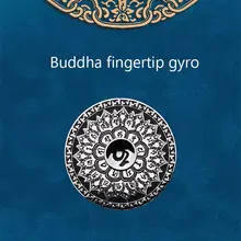 Чистый Медь Спиннер из печати буддийской Писания Титан долгосрочные спинер-фиджет Спиннер EDC взрослых анти-стресс игрушка