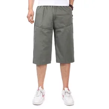 Для мужчин брюки новые штаны супер большой случайные хлопка для отдыха прямая трубка Высокая талия большие размеры 6XL 5XL 4XL 3XL 2XL XL